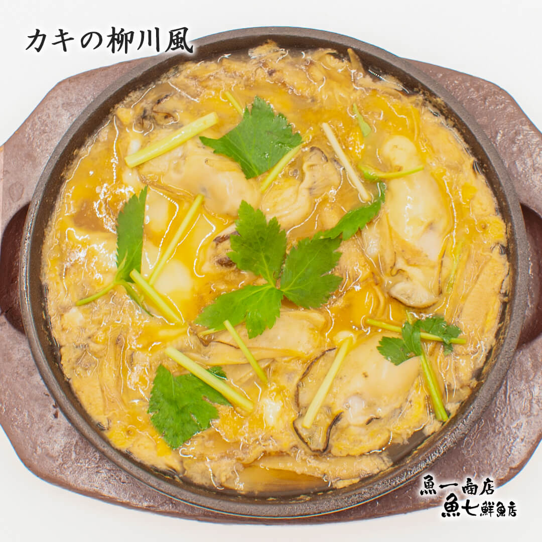 カキの柳川風